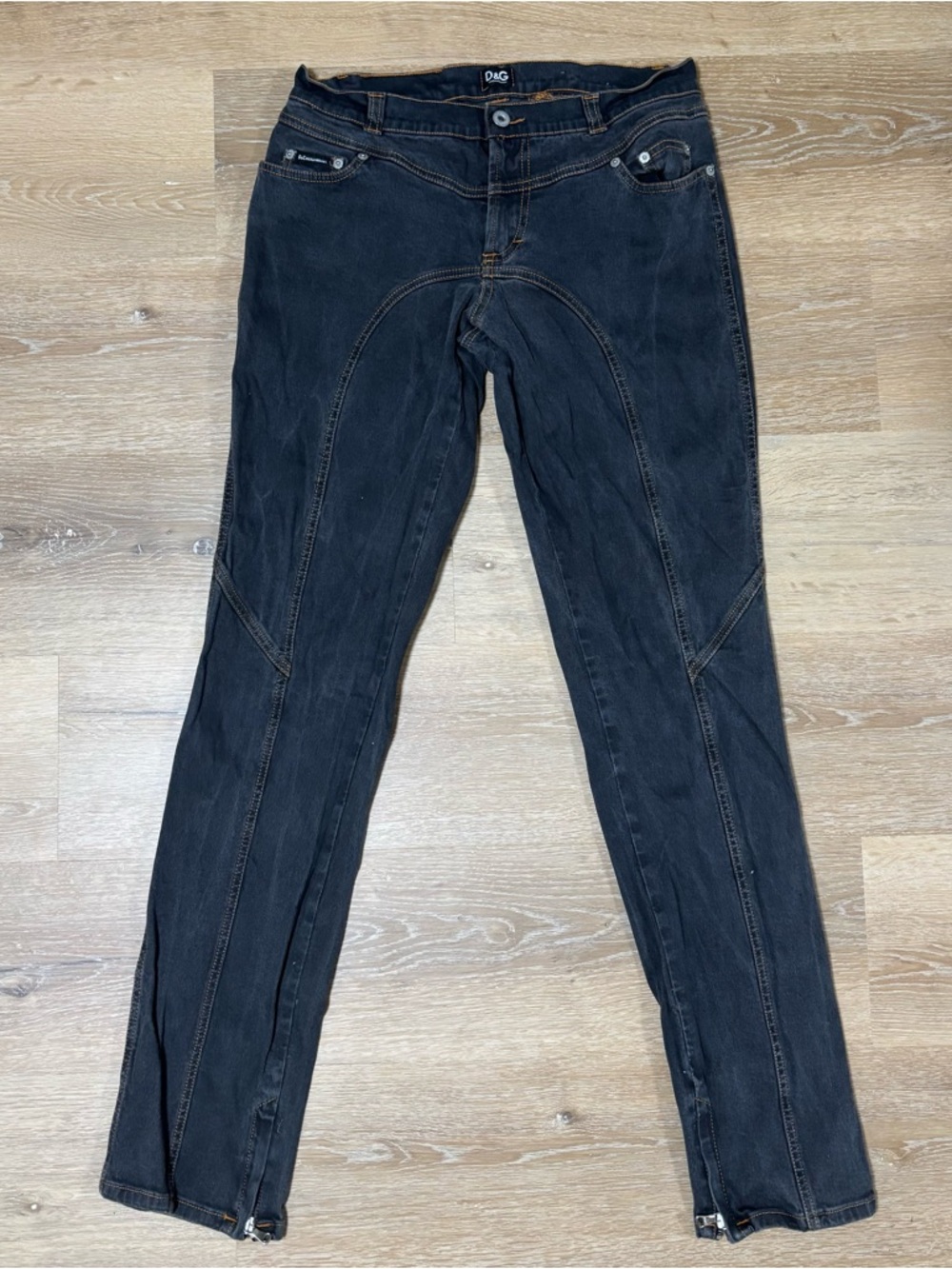 Dolge&Gabanna Women's Vintage Y2K Jeans Size 32 Dark Wash